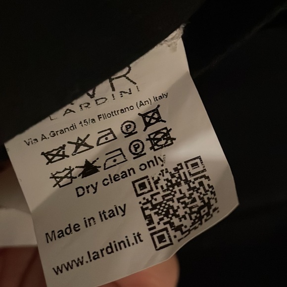 Lardini reversible rain coat Men’s 54size - Picture 3 of 4